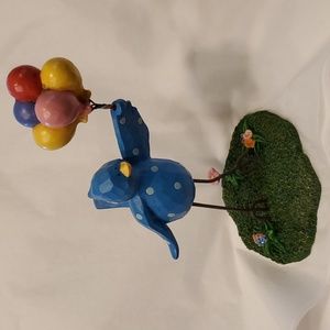 Russ blue bird flying balloons